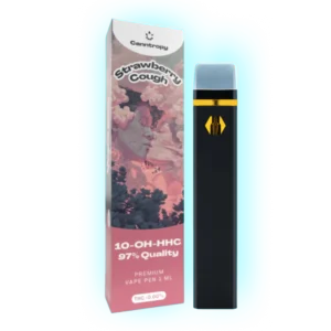 10 OH Vape Strawberry Cough 97% 1ml