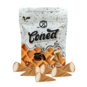 Baked Bags Cookies & Cream Delta-8 THC Cones