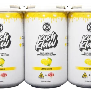 Kush Klaw Lemonade THC Seltzer