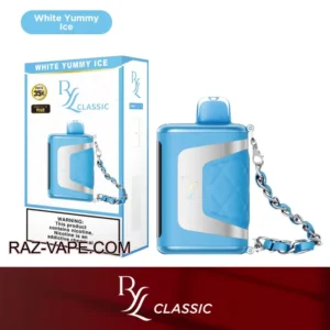 White Yummy Ice RAZ RYL CLASSIC 35000 Züge Einweg Vape
